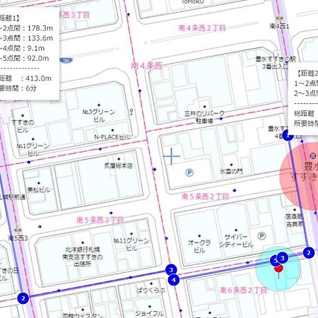IK Minami 6 Jo Residence 901 豊水すすきの駅から歩いて1分 IK南6条レジデンス Sapporo Eksteriør billede